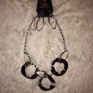 Sterling Silver Necklace with Matching Earrings